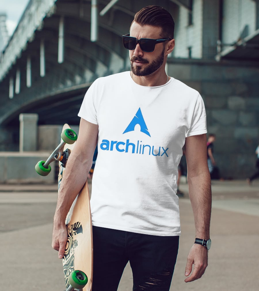 Arch Linux Blue A T-Shirt