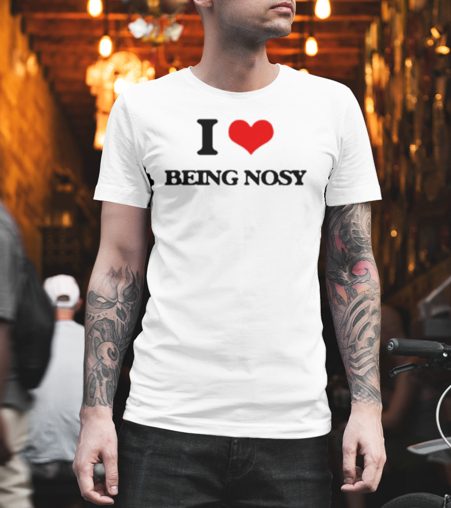 I Heart Being Nosy T-Shirt