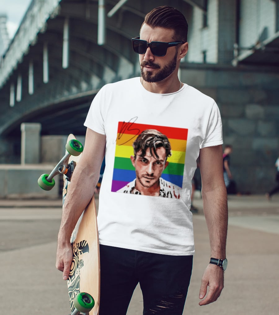 Jonathan Bailey LGBTQ+ Rainbow T-Shirt