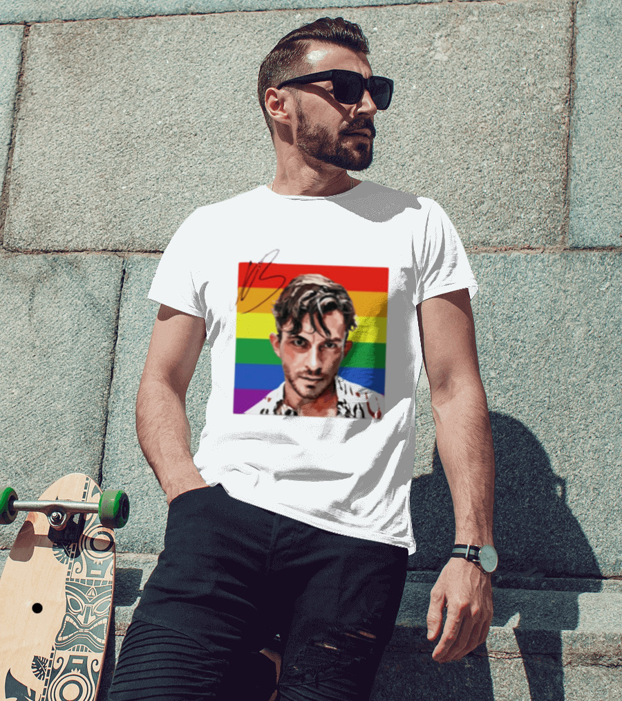 Jonathan Bailey LGBTQ+ Rainbow T-Shirt