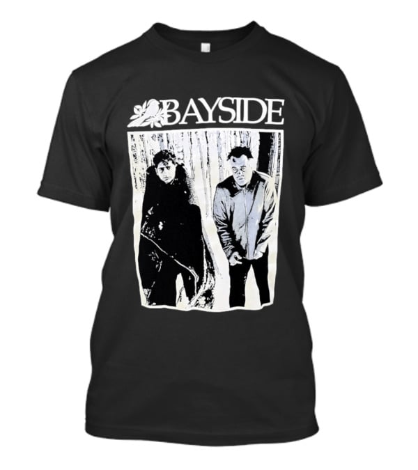 Bayside Band 25th Anniversary Black And White Image T-Shirt