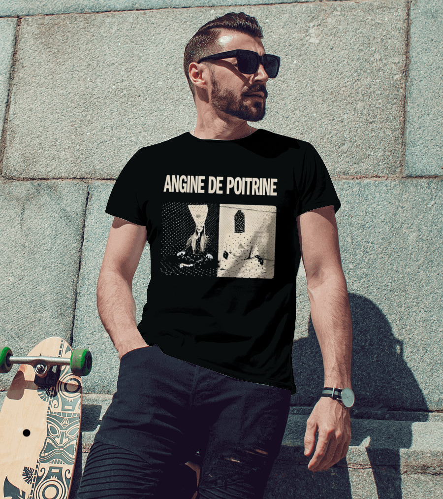 Angine De Poitrine Tour Visual With Geometric Figures T-Shirt