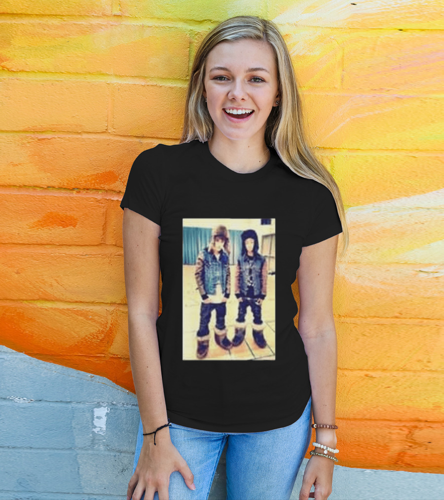 Justin Bieber Jaden Smith Never Say Never Denim And Fur Outfits T-Shirt