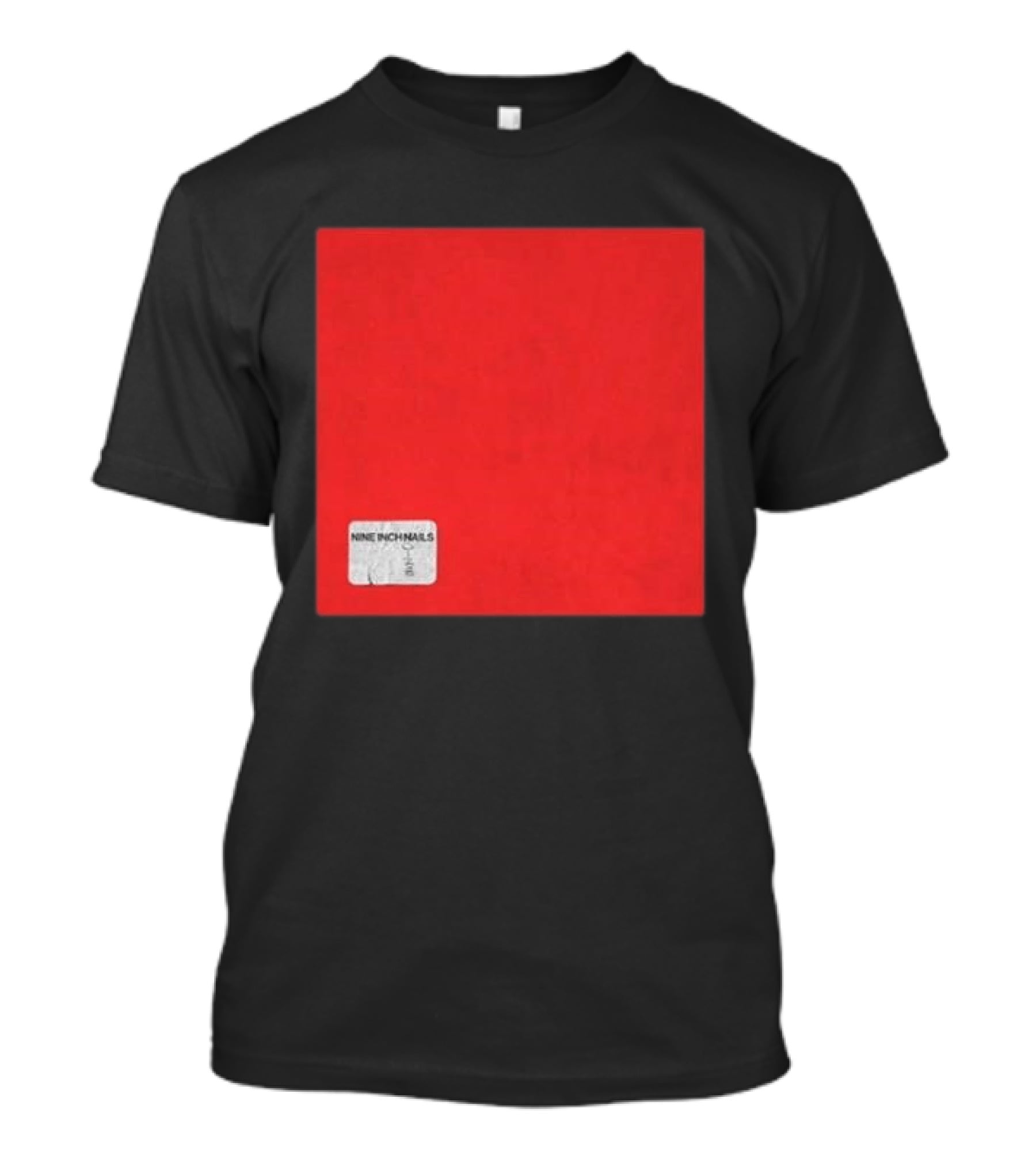 Nine Inch Nails Coachella 2026 Festival Indio California April 11 And 18 2026 Red Square Album Cover T-Shirt