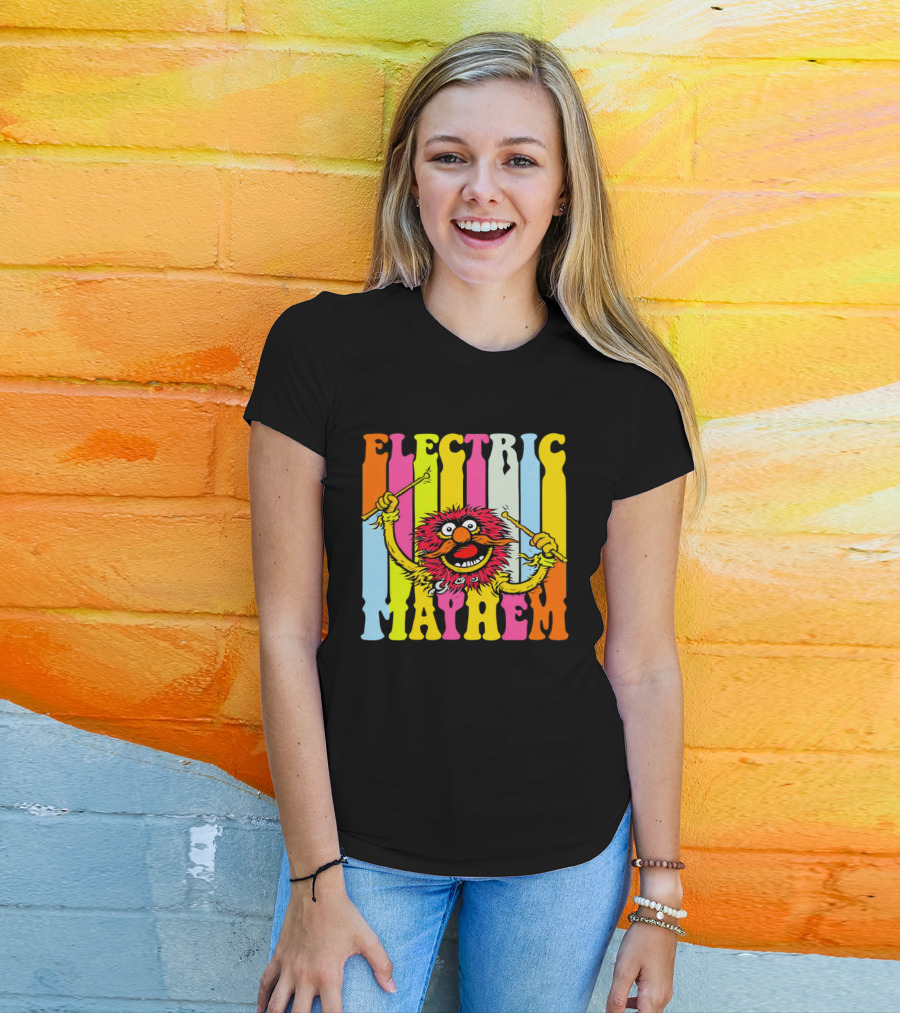 Electric Mayhem Muppets Dr. Teeth Animal Drummer T-Shirt