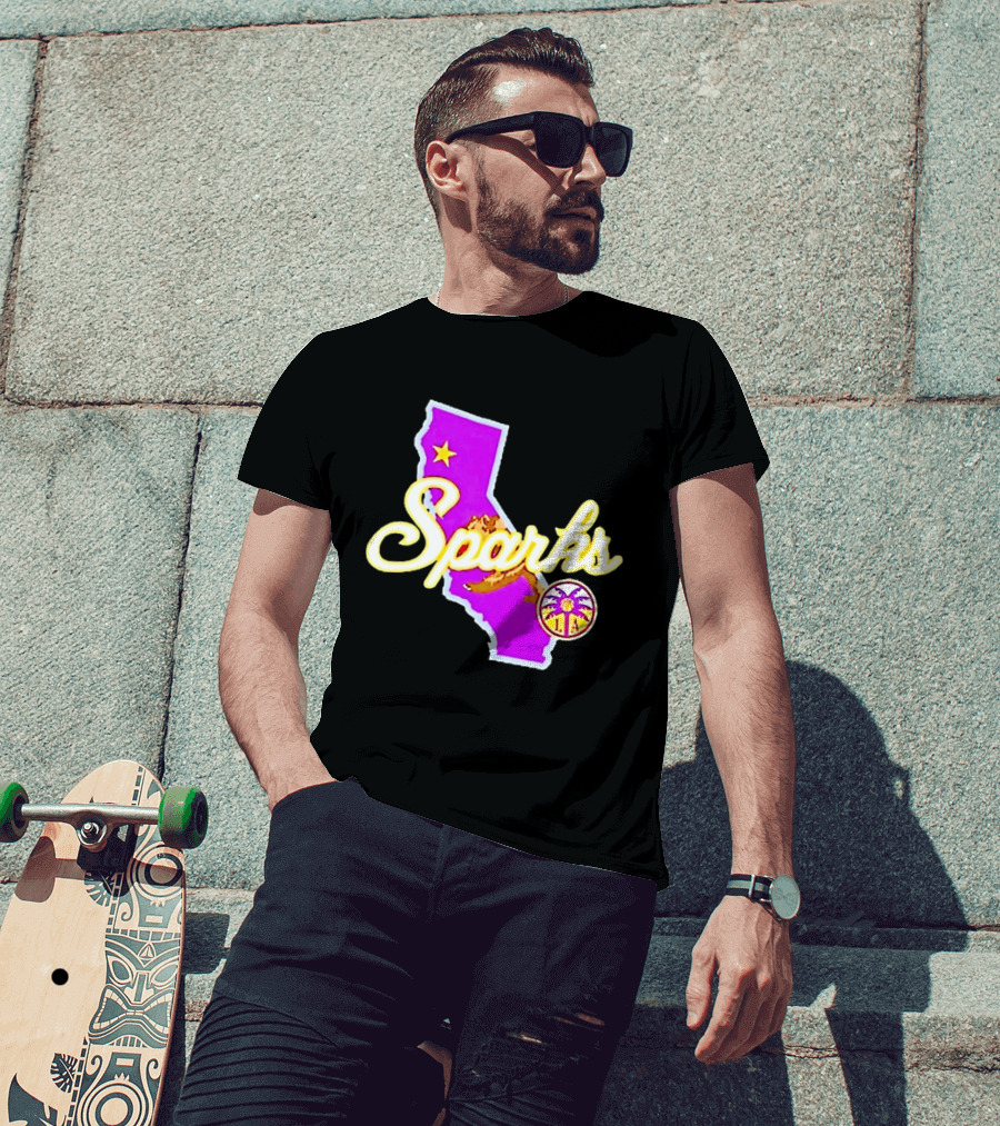 Los Angeles Sparks Hometown 2026 WNBA Draft New Era T-Shirt