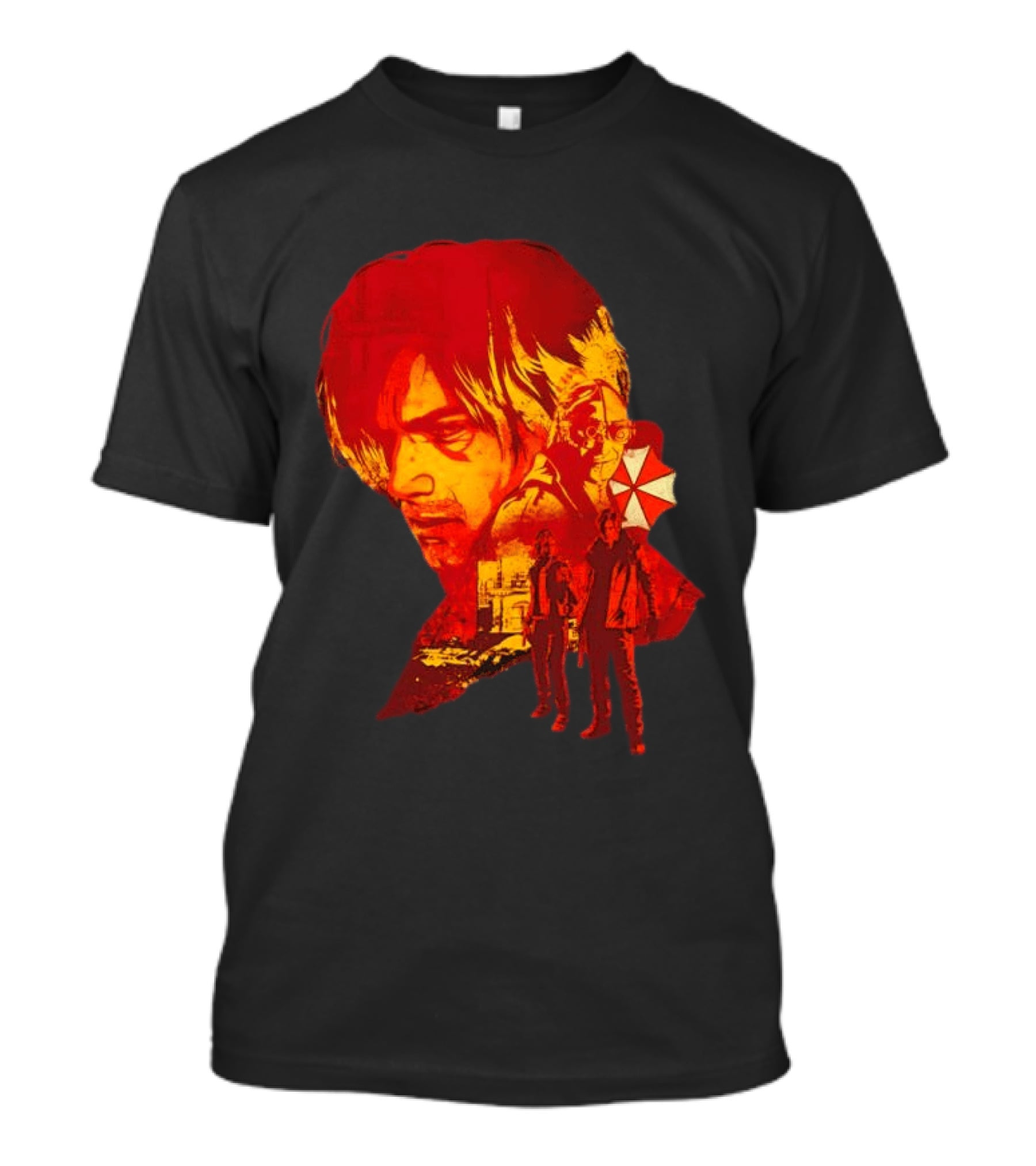 Leon Kennedy Last Requiem Umbrella Corporation Video Game T-Shirt