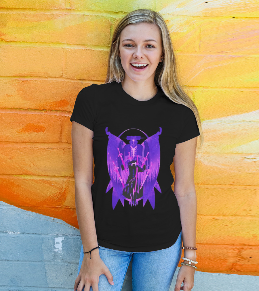 Devil May Cry Vergil Dark Aesthetic Purple Sword T-Shirt
