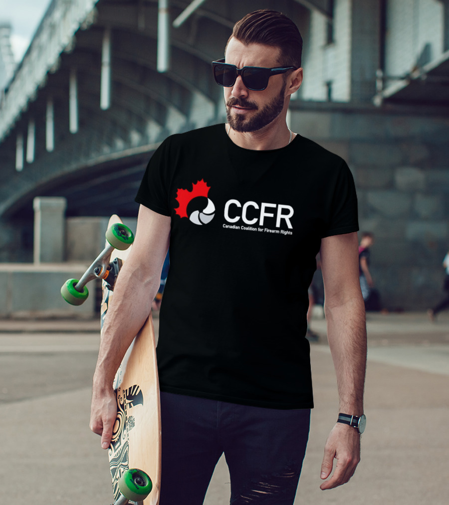 Canadian Coalition For Firearm Rights CCFR Maple Leaf T-Shirt