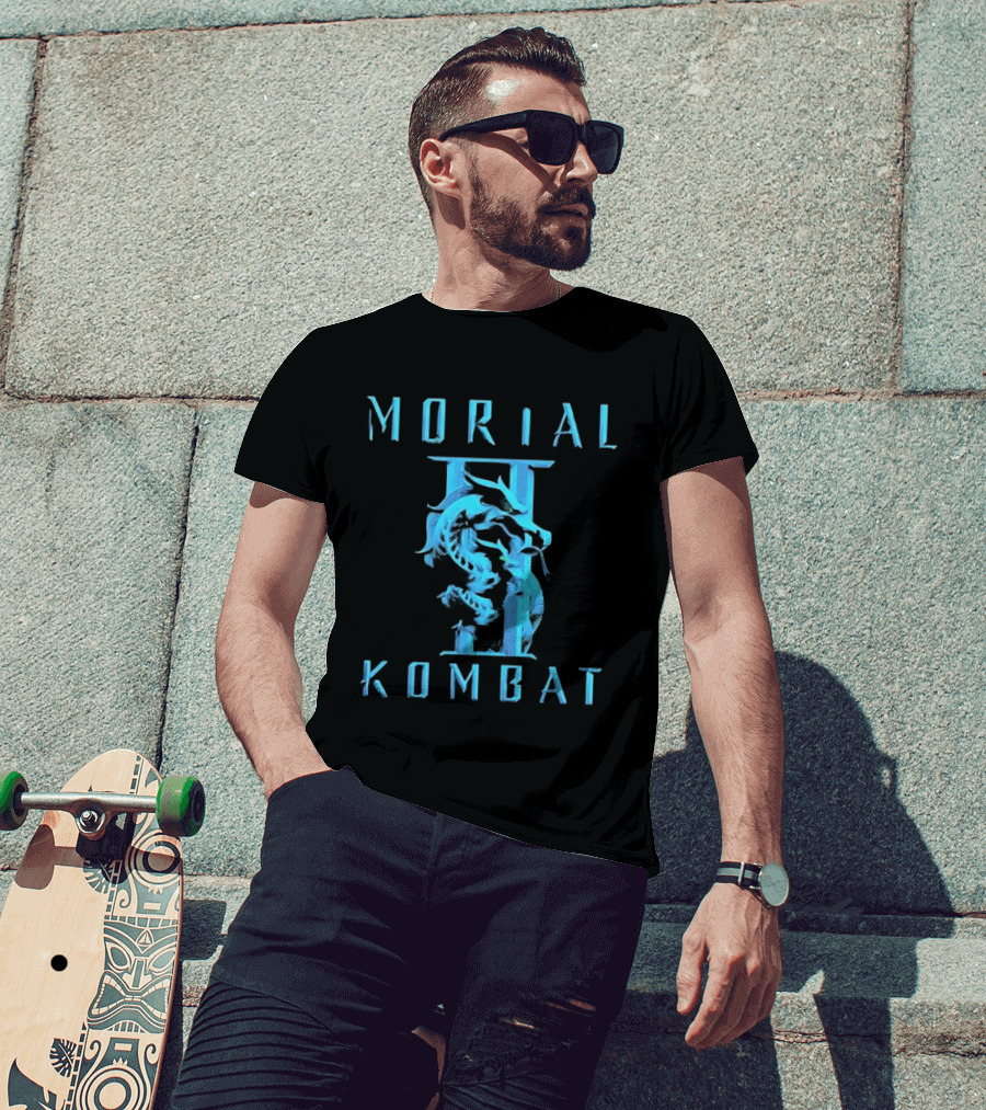 Mortal Kombat II Let The Fight Begin Dragon T-Shirt