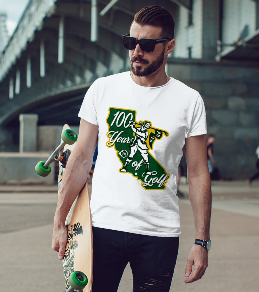 100 Years Of Golf PB FD California Golfer T-Shirt