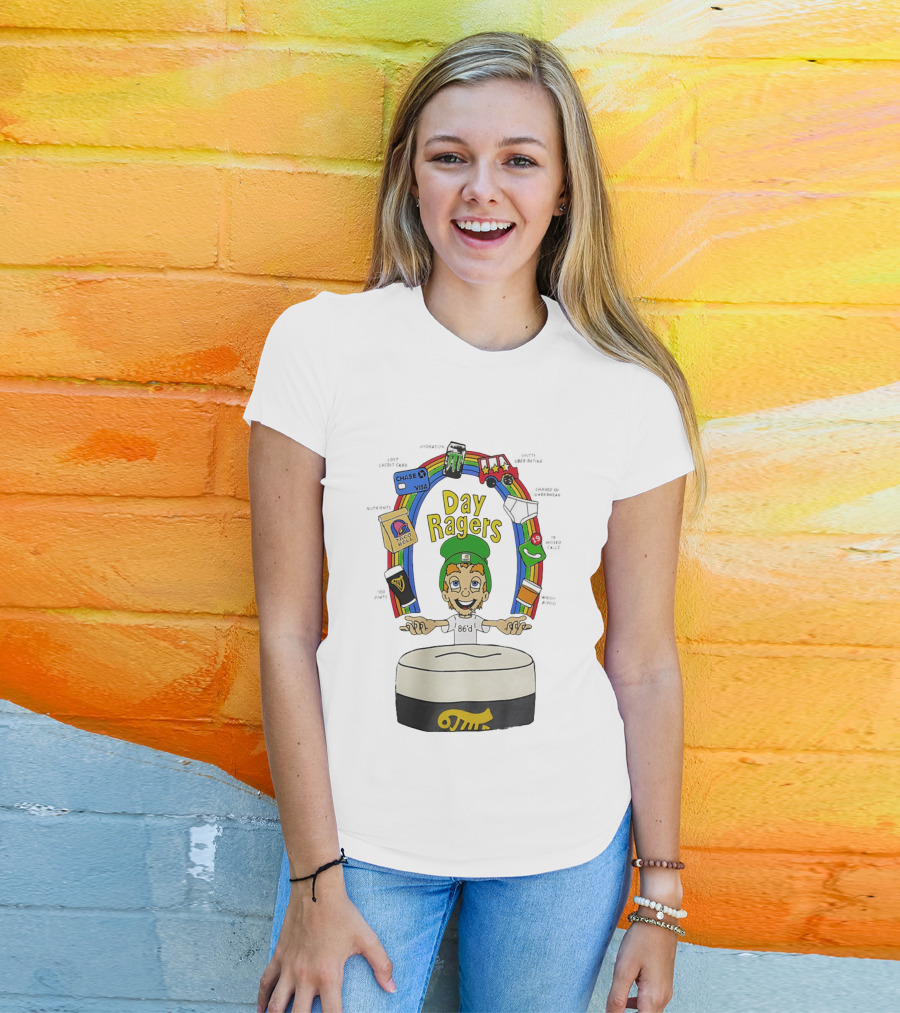 Lucky Charms Day Ragers 86'd Rainbow Guinness Taco Bell WhatsApp 19 Messages Monster Truck Chase Visa T-Shirt