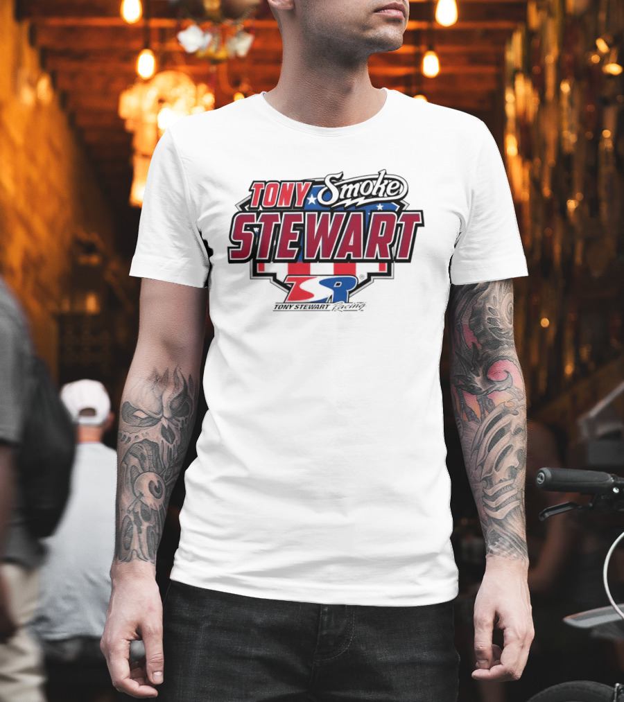 Tony Stewart Smoke Americana NitroMall Racing 20 Sprint T-Shirt