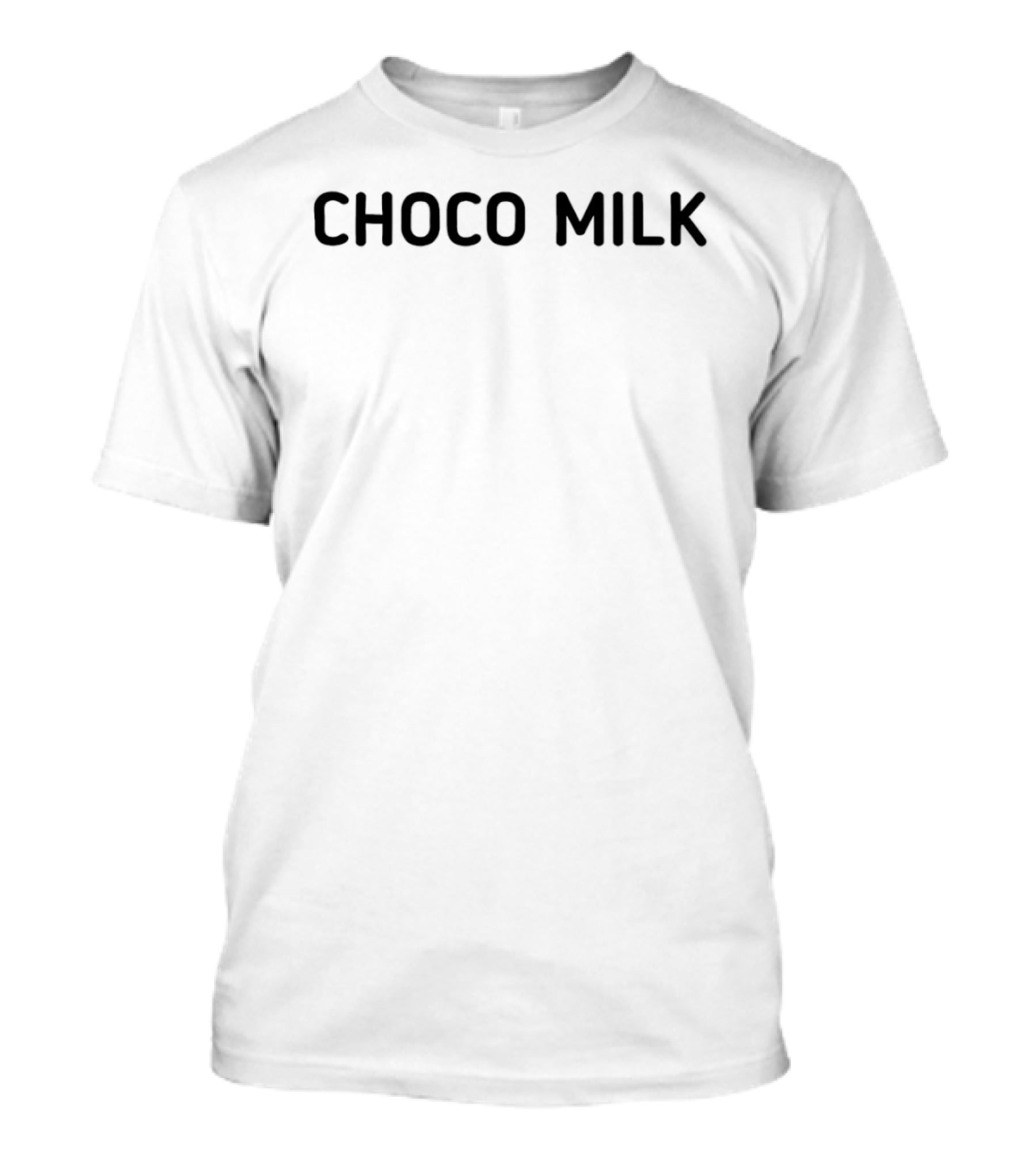 CHOCOMILK Vintage Chocolate Lover Retro Style Font T-Shirt