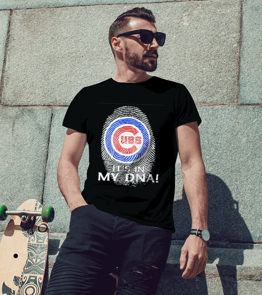 Chicago Cubs DNA Fingerprint It's In My DNA T-Shirt