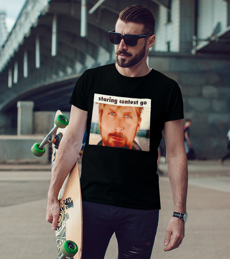 Ryan Gosling Staring Contest Go T-Shirt