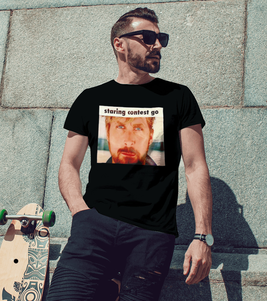 Ryan Gosling Staring Contest Go T-Shirt