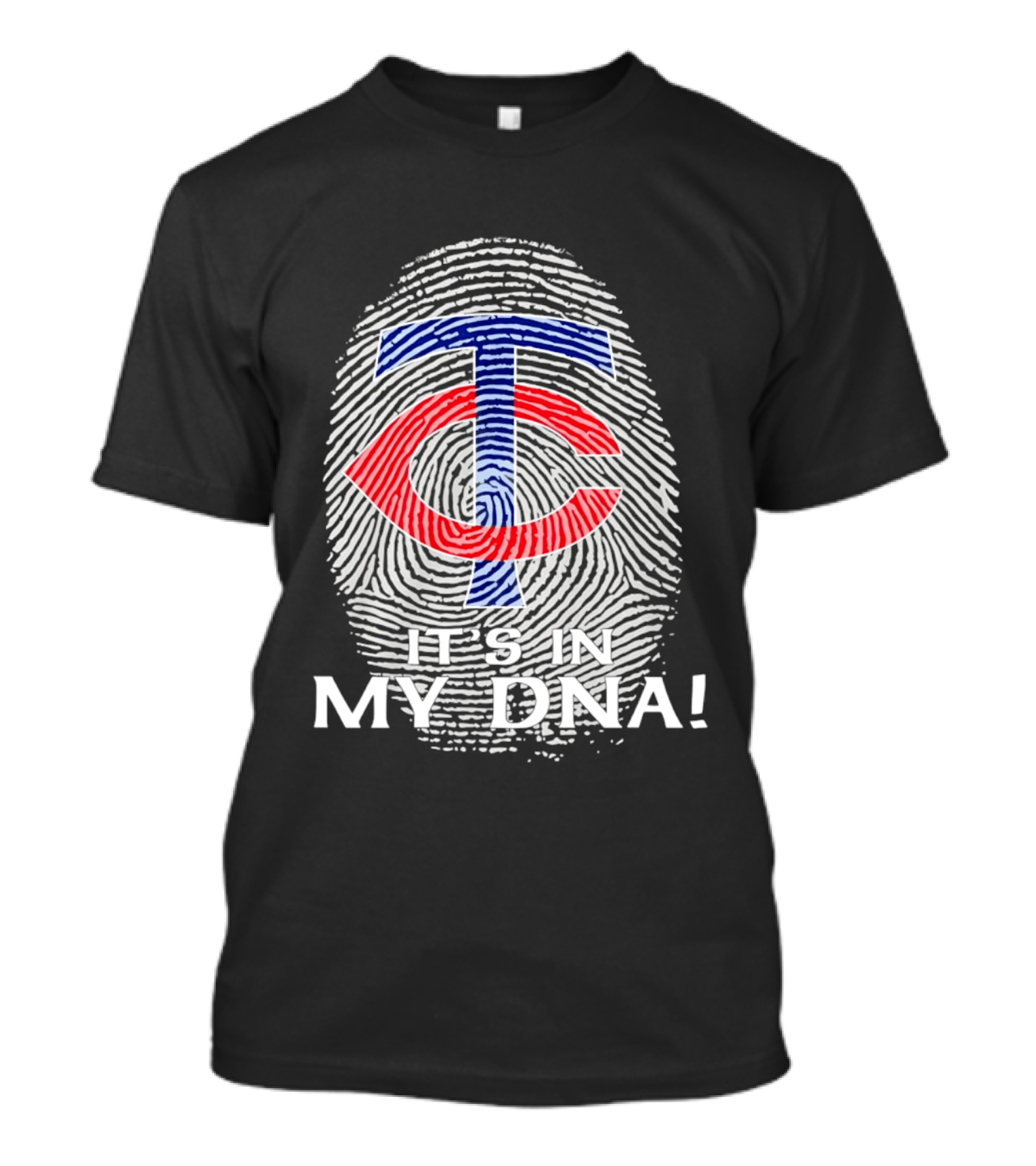 Minnesota Twins TC It's In My DNA Fingerprint T-Shirt