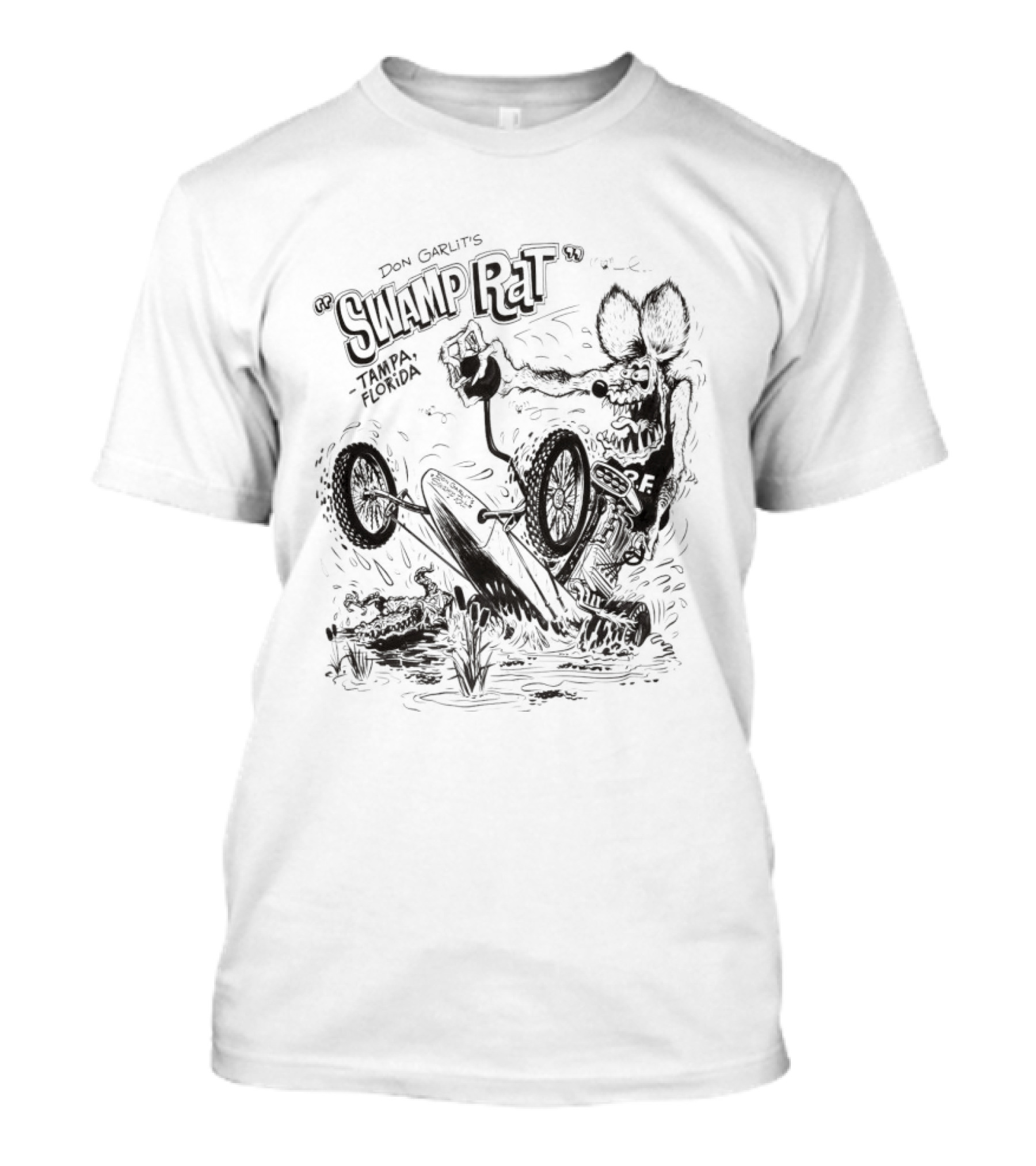 Swamp Rat Don Garlit's Tampa Florida Racing Dragster T-Shirt