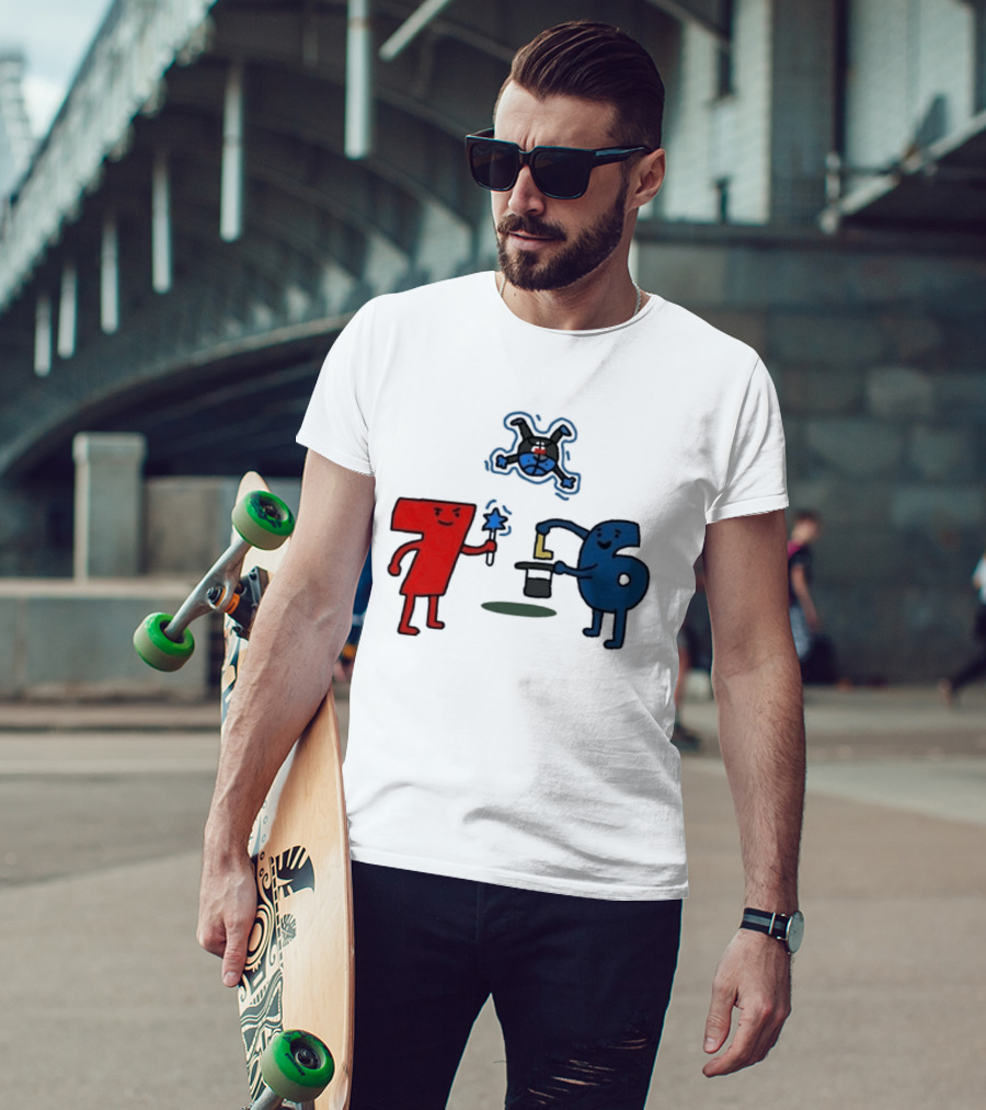 Philadelphia 76ers Steal Orlando Magic Meme With 76 And Magic Wand T-Shirt