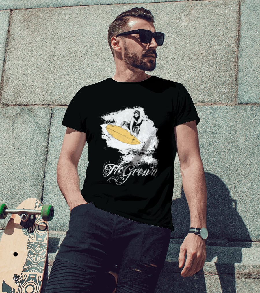 15 Year Anniversary Try My Wood Surfing My Growth T-Shirt