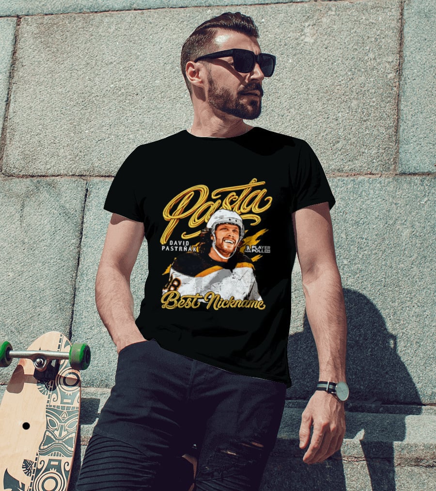 Pasta David Pastrnak Boston Best Nickname Player Profile T-Shirt