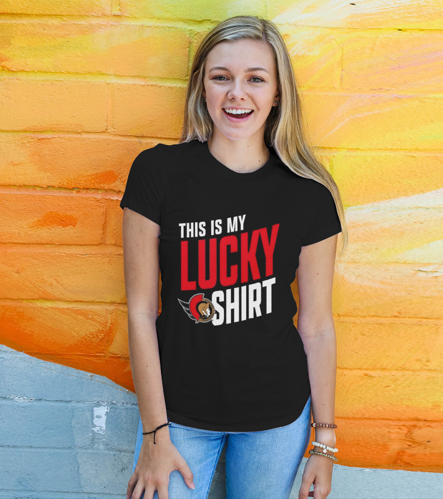 Ottawa Senators NHL This Is My Lucky T-Shirt