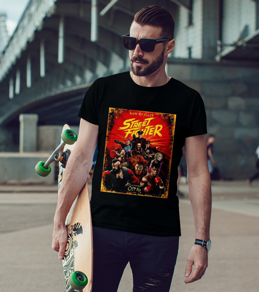Ready Set Fight Street Fighter 2026 Movie Release October 16 T-Shirt