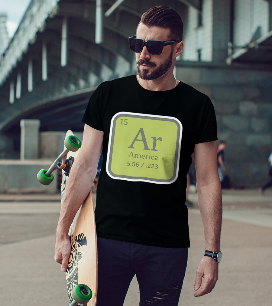 15 Ar America 5.56 .223 Ammo Element T-Shirt