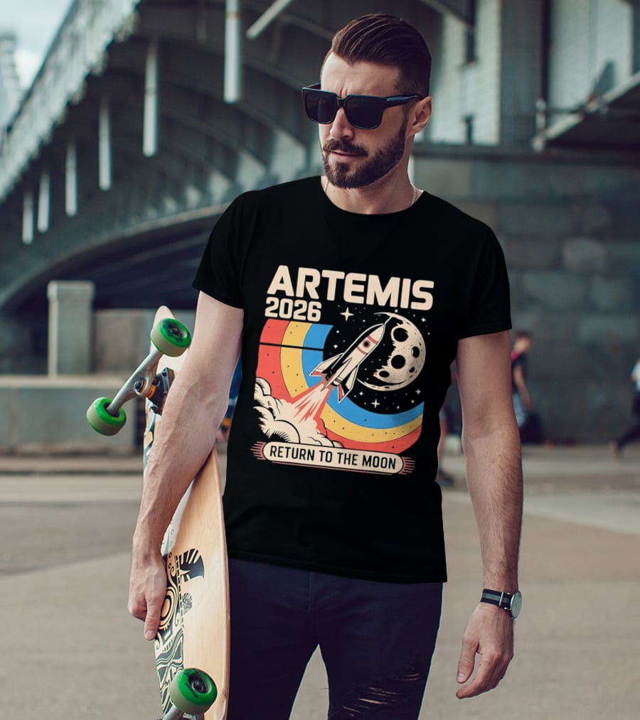 Artemis 2026 Rocket Launch Return To The Moon T-Shirt