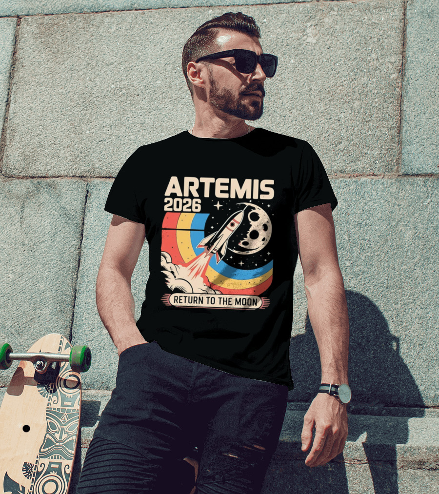 Artemis 2026 Rocket Launch Return To The Moon T-Shirt