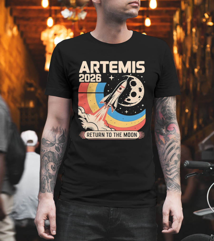 Artemis 2026 Rocket Launch Return To The Moon T-Shirt