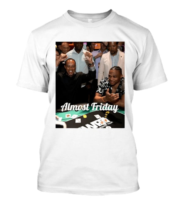 Tiger Woods World Poker Tour Almost Friday Celebration T-Shirt