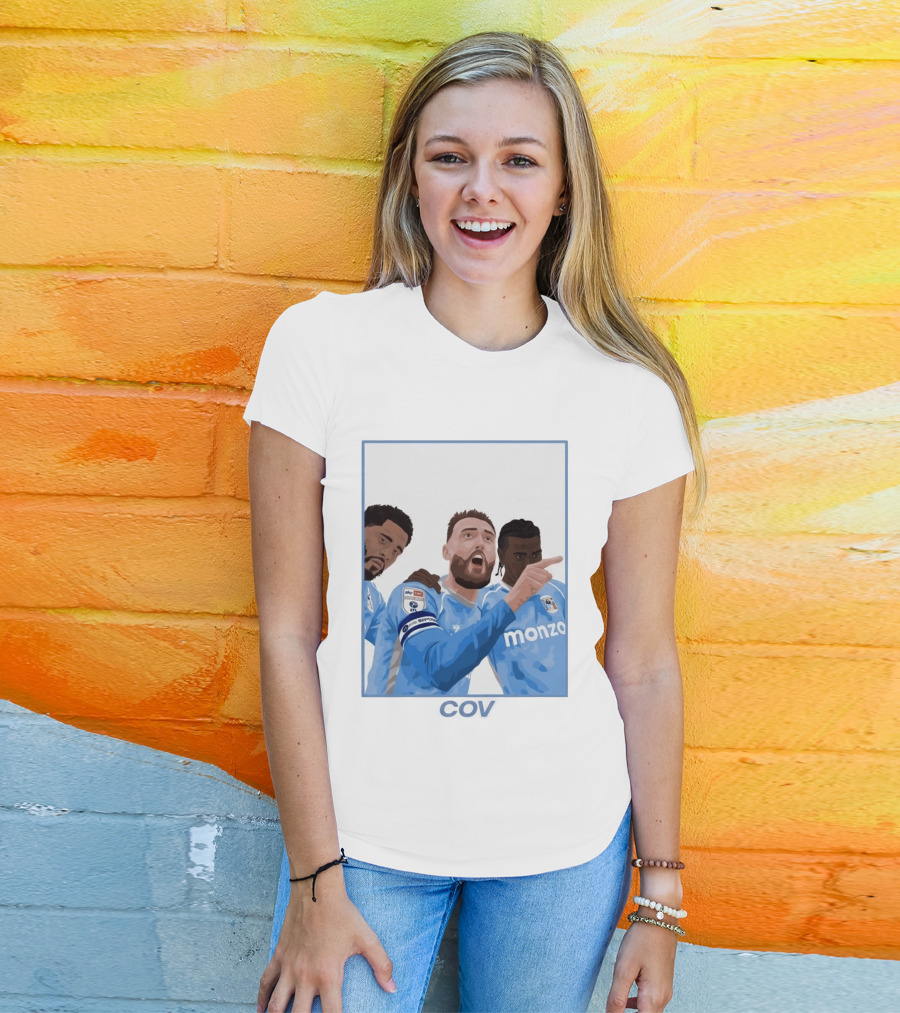Matt Grimes Coventry City FC Sky Bet EFL Championship Promotion Monza Sponsorship T-Shirt