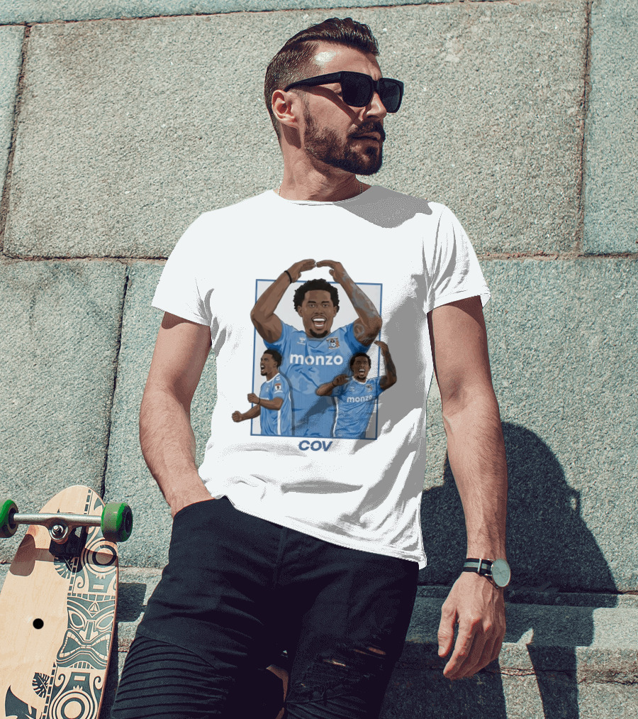 Milan Van Ewijk Coventry City FC Monzo We Are Back Premier League T-Shirt