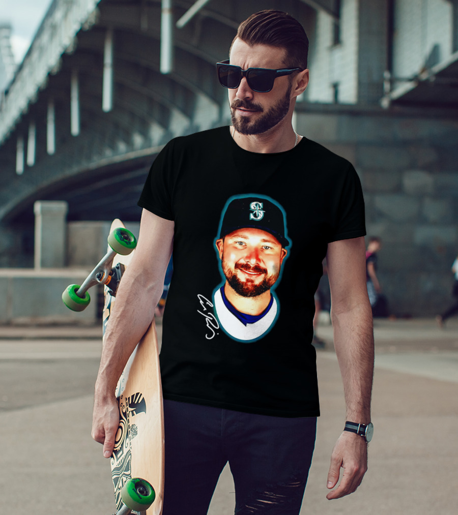 Seattle Mariners Cal Raleigh Outerstuff Headliner MLB Fan Gear T-Shirt