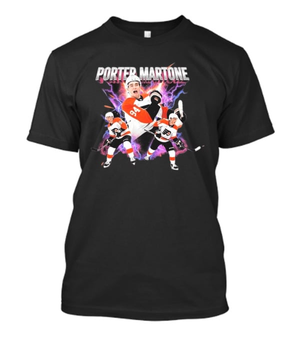 Porter Martone Flyers 94 Retro Bootleg Hockey Players T-Shirt