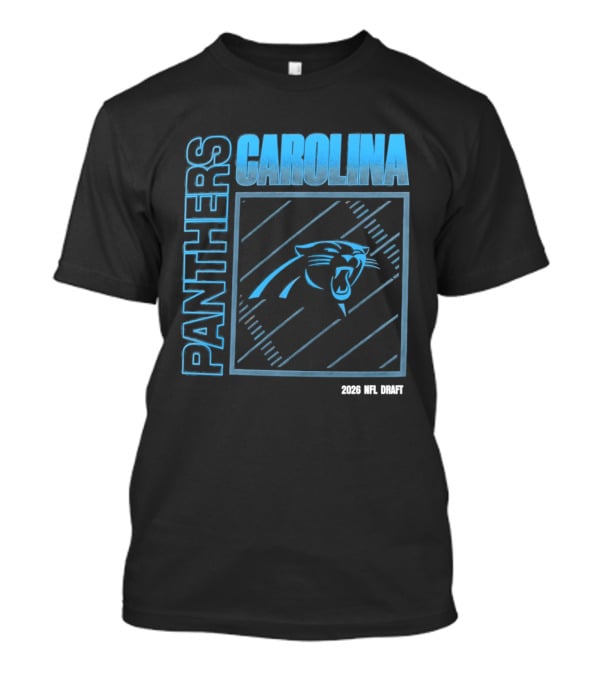 Carolina Panthers 2026 NFL Draft T-Shirt