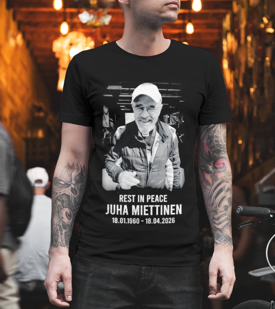 Juha Miettinen In Loving Memory 1960 2026 Rest In Peace Nurburgring Racing T-Shirt