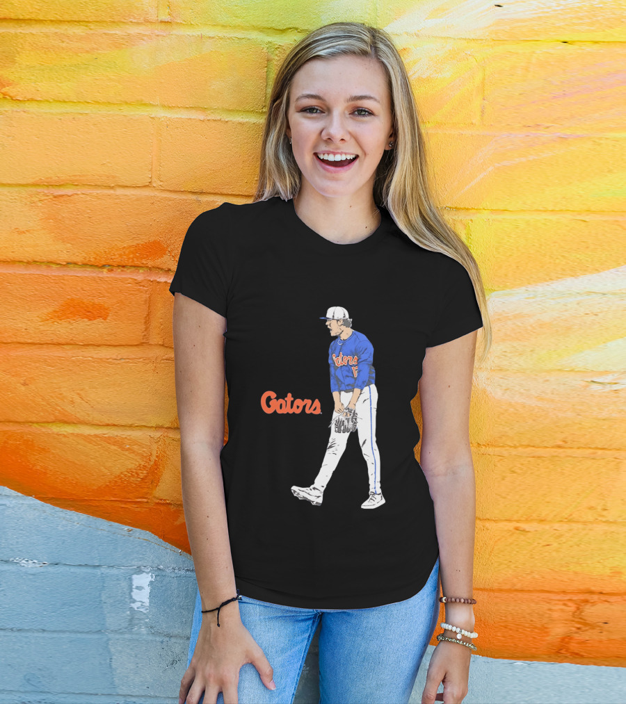 Liam Peterson Florida Gators Baseball Intense Scream Moment T-Shirt