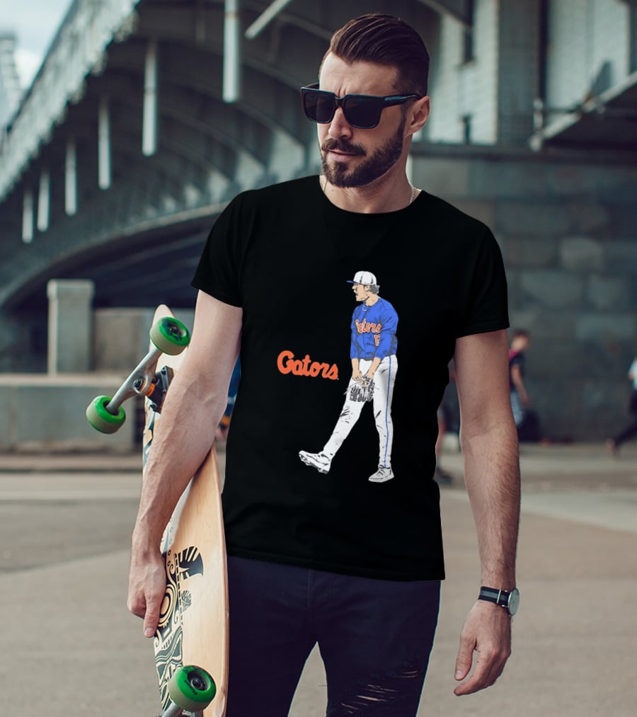 Liam Peterson Florida Gators Baseball Intense Scream Moment T-Shirt