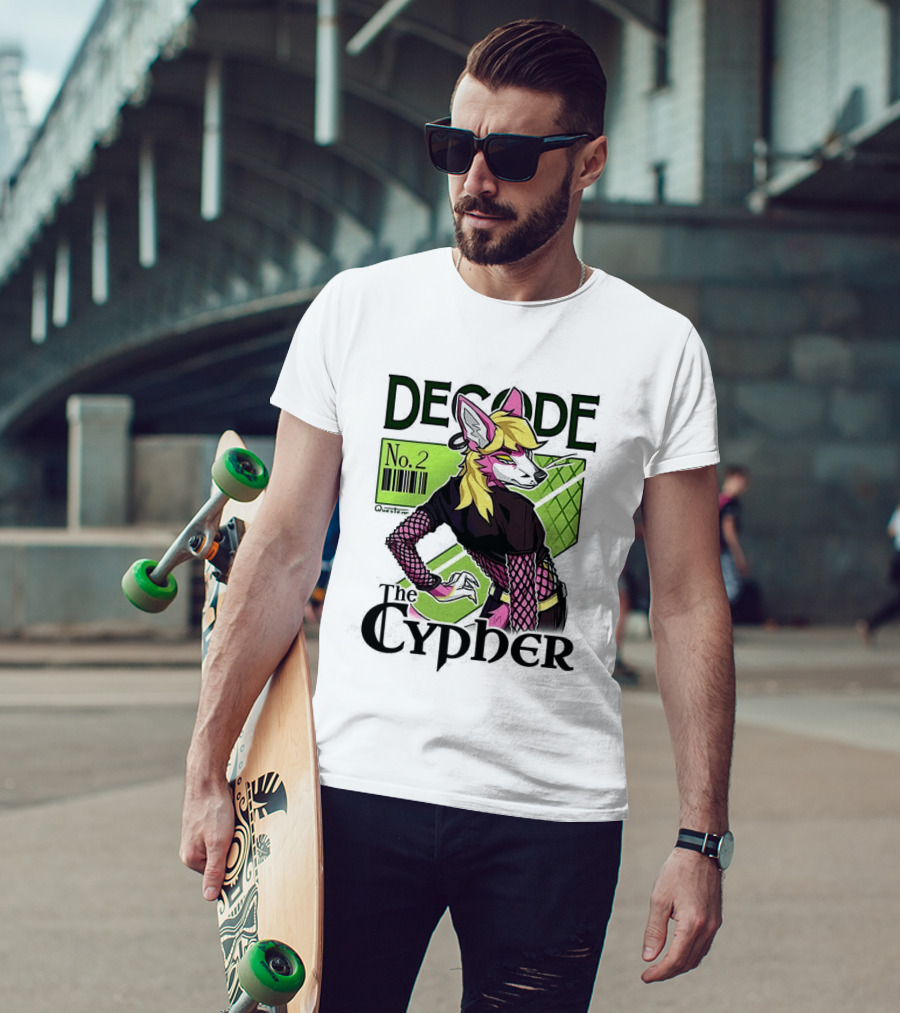 Decode The Cypher No.2 Retro Futuristic Vibe T-Shirt