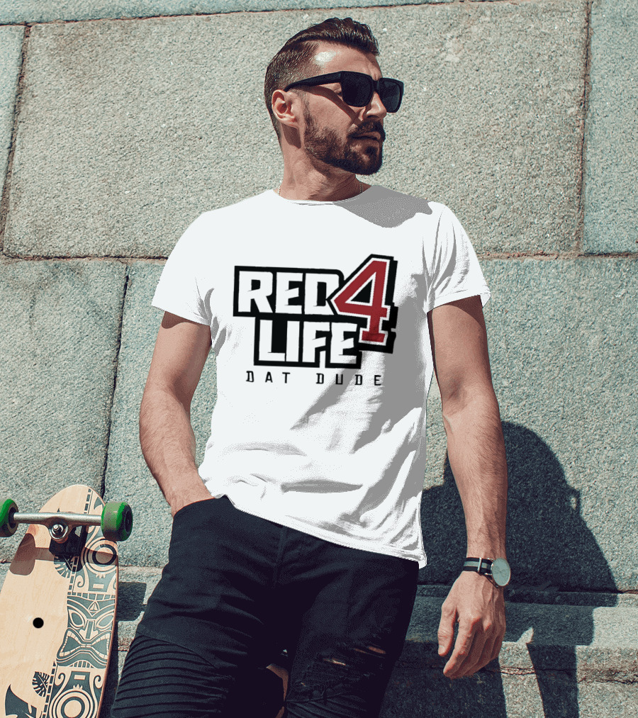 Brandon Phillips Red 4 Life Dat Dude T-Shirt