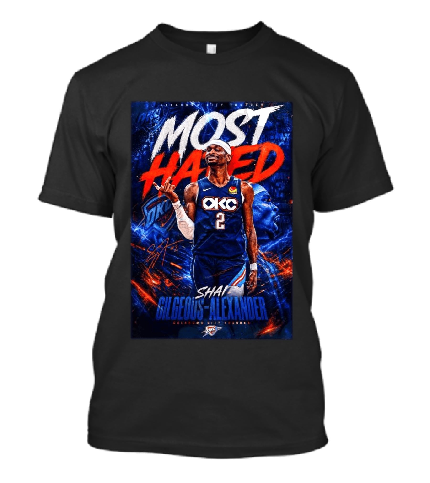 Shai Gilgeous Alexander Most Hated OKC Thunder Basketball T-Shirt