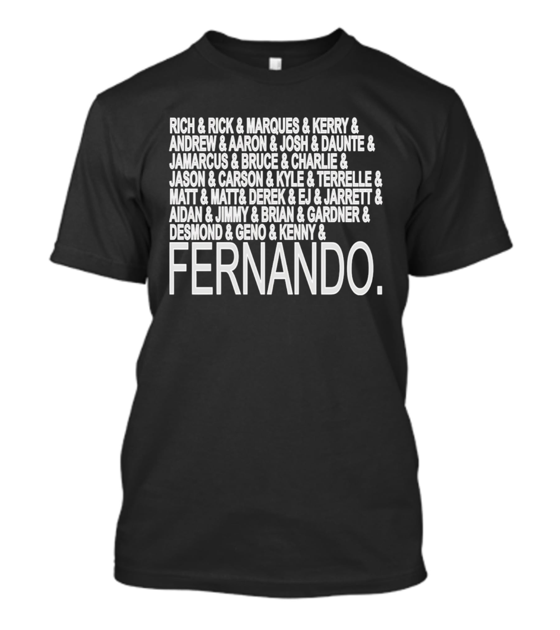 Fernando And The Previous Raiders’ QBs T-Shirt