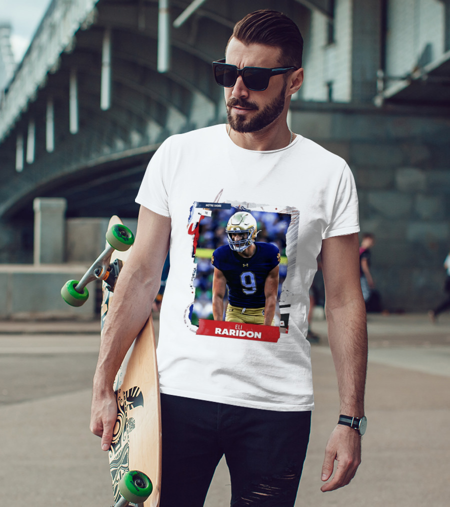 Notre Dame Tight End Eli Raridon 2206 Draft Prospect T-Shirt