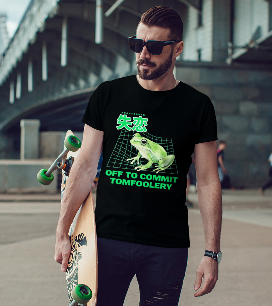 Off To Commit Tomfoolery Frog T-Shirt