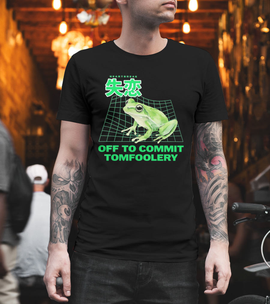 Off To Commit Tomfoolery Frog T-Shirt