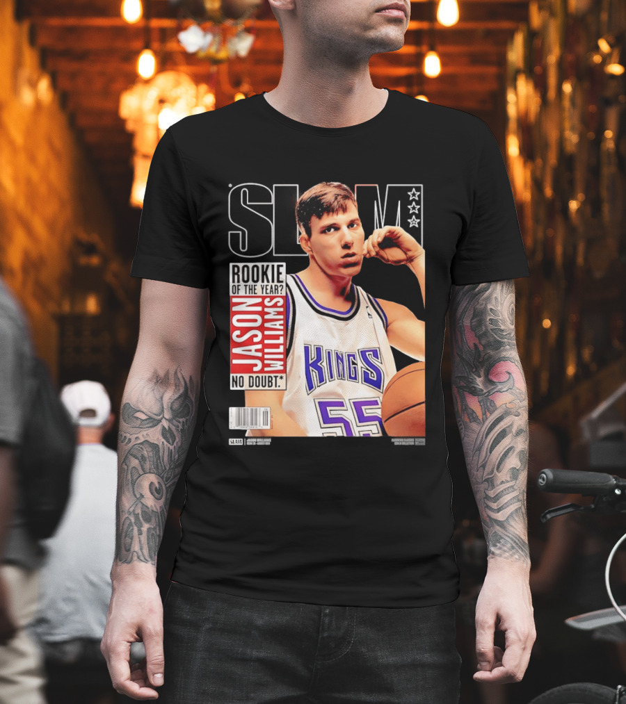Jason Williams Rookie Of The Year No Doubt Sacramento Kings Slam Cover NBA T-Shirt