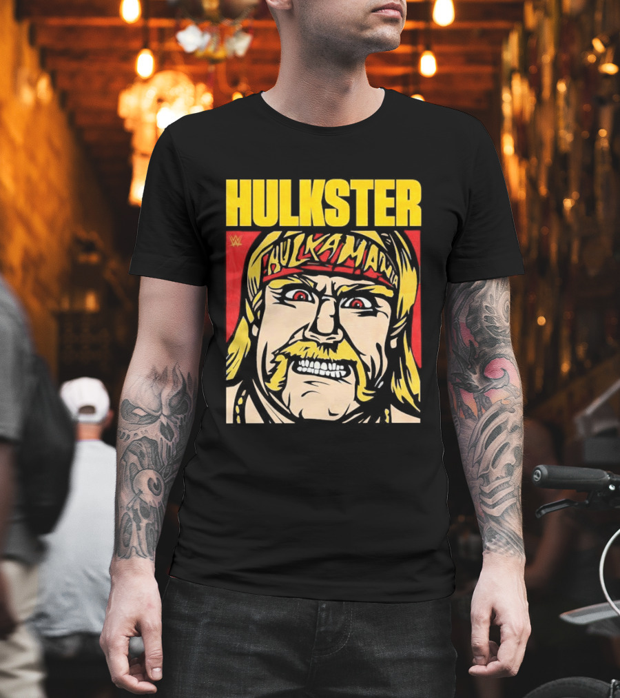 WWE Hulkster Hulkamania Cartoon T-Shirt